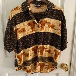 Vintage Caribou New York Elephant shirt